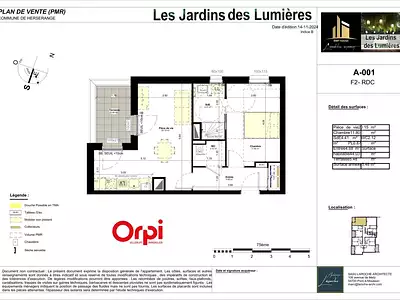 Appartement, 44 m²
