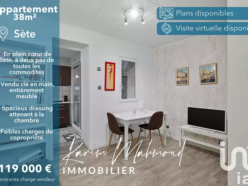 Appartement, 38 m²