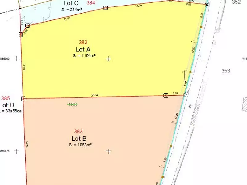 Terrain, 1 104 m²