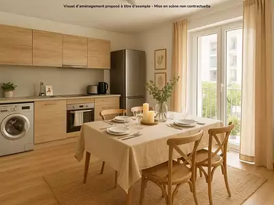 Appartement, 53,38 m²