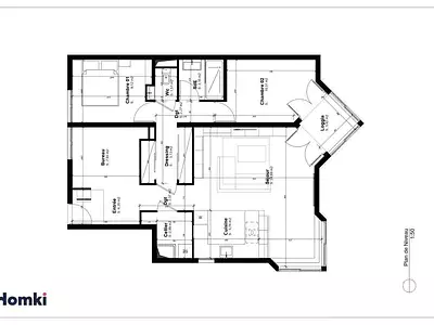 Appartement, 82 m²