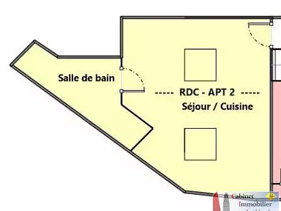 Immeuble, 105 m²