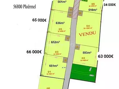 Terrain, 651 m²