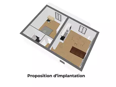 Appartement, 49,5 m²