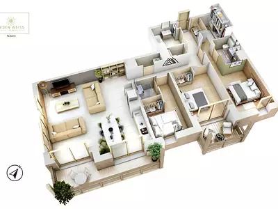 Appartement, 110,8 m²