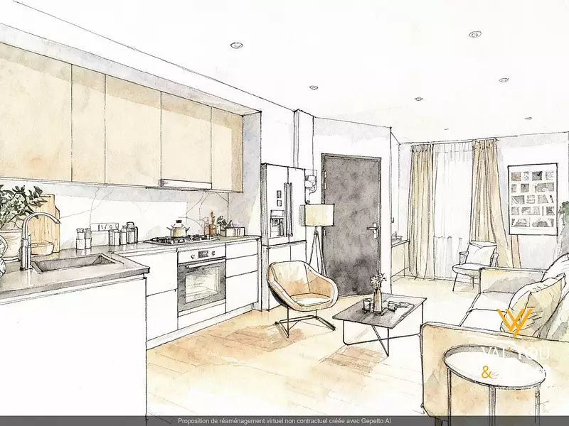 Appartement, 26,95 m²