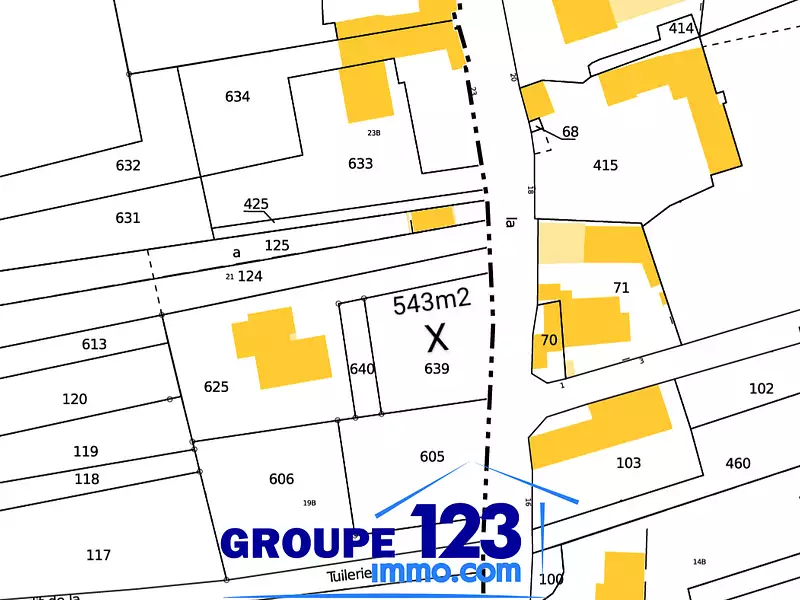 Terrain, 543 m²