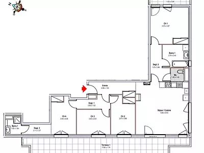 Appartement, 107,69 m²