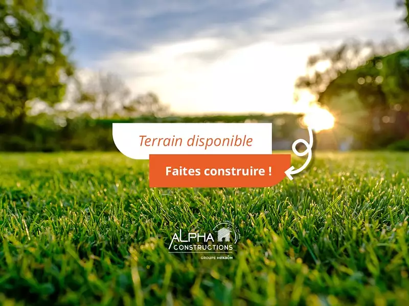 Terrain à bâtir, 1 350 m²