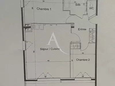 Appartement, 62,2 m²