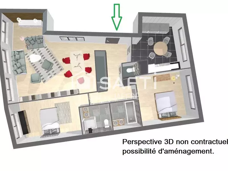 Appartement, 94 m²