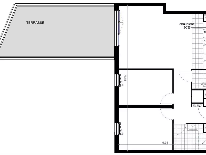 Appartement, 66,3 m²