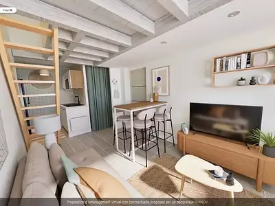 Appartement, 35 m²