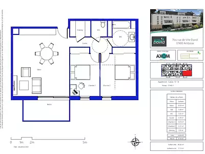 Appartement, 76,09 m²