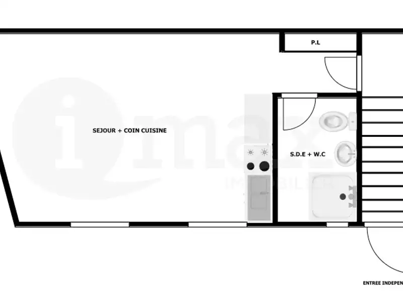 Appartement, 20 m²