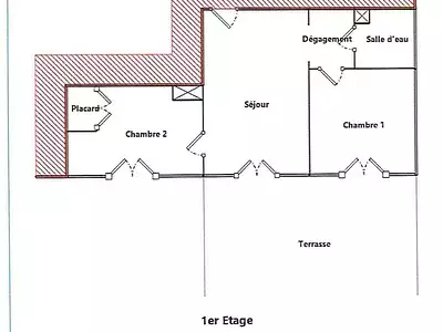 Appartement, 50 m²