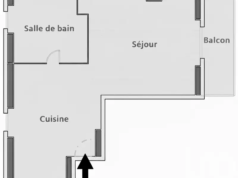 Appartement, 29 m²