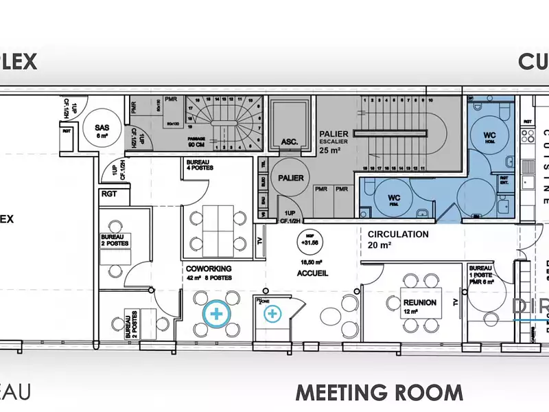 Divers, 1 038 m²
