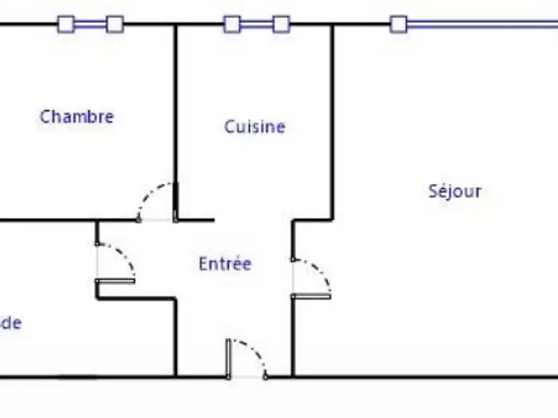Appartement, 45,3 m²