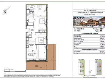 Appartement, 82,1 m²