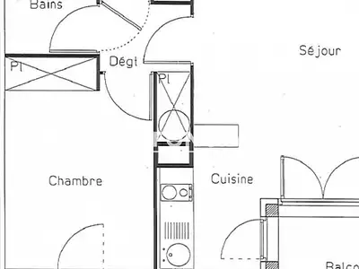 Appartement, 40 m²
