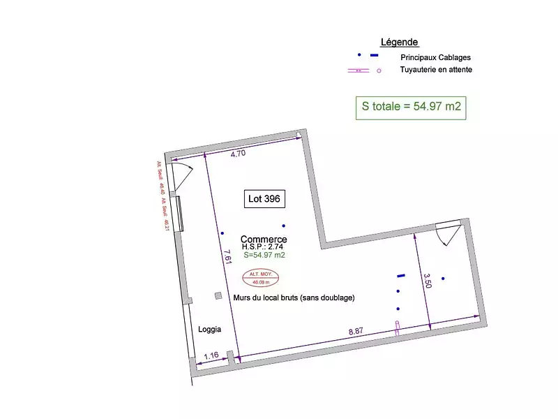 Divers, 55 m²