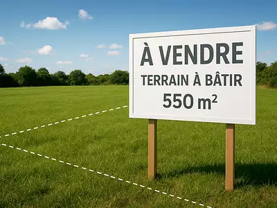 Terrain, 550 m²
