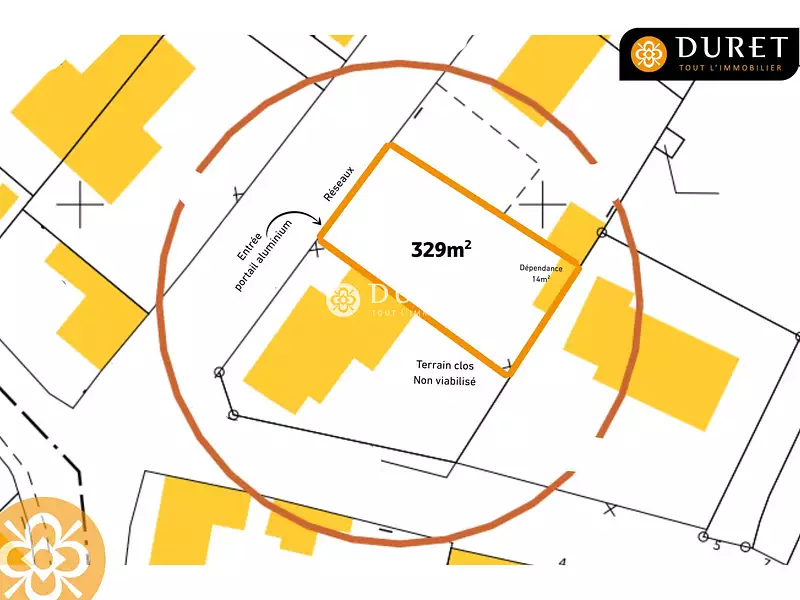 Terrain, 329 m²