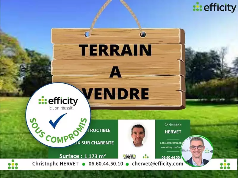 Terrain, 1 173 m²