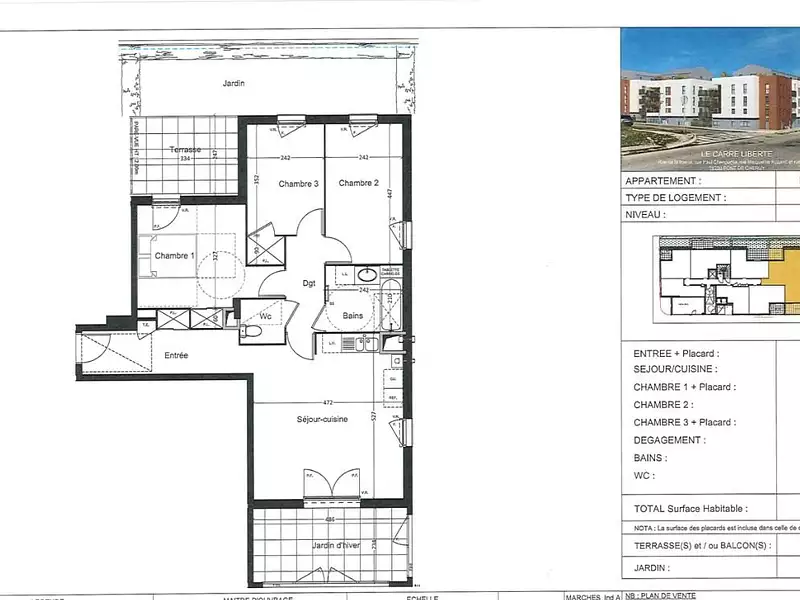 Appartement, 76,17 m²