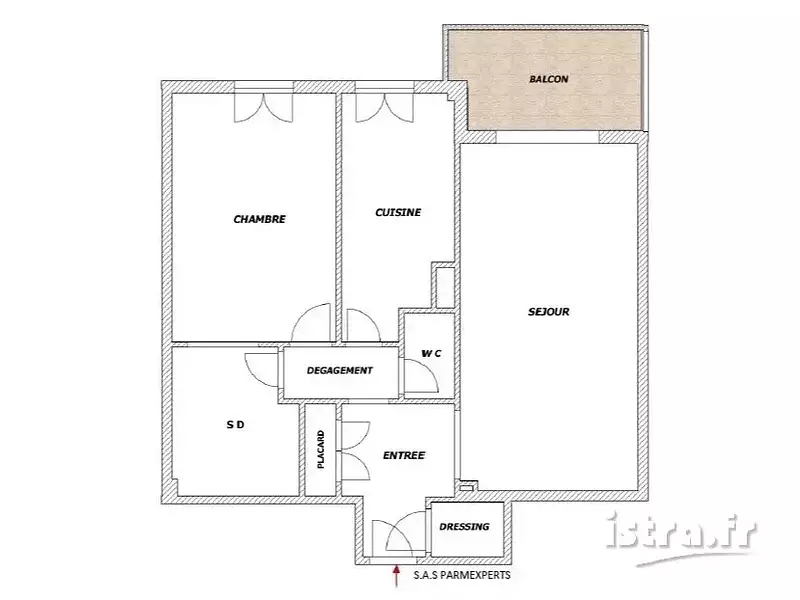Appartement, 65,64 m²