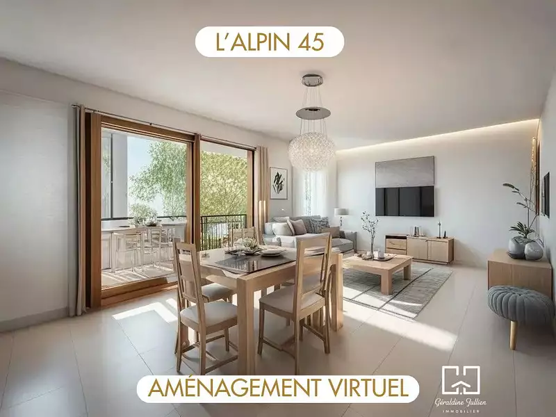 Appartement, 44,6 m²