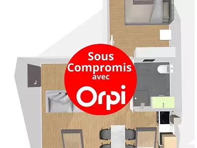 Appartement, 36 m²