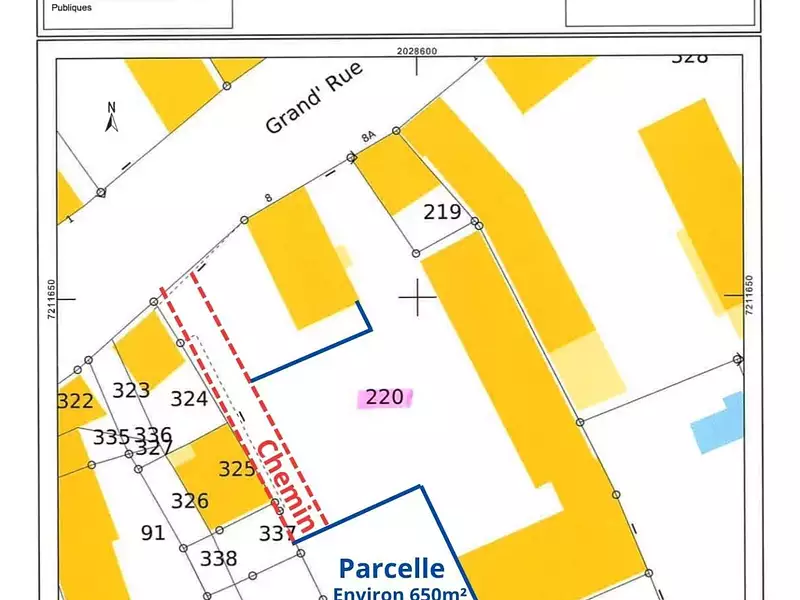 Terrain, 600 m²