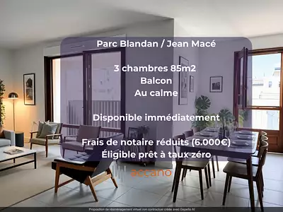 Appartement, 85,14 m²