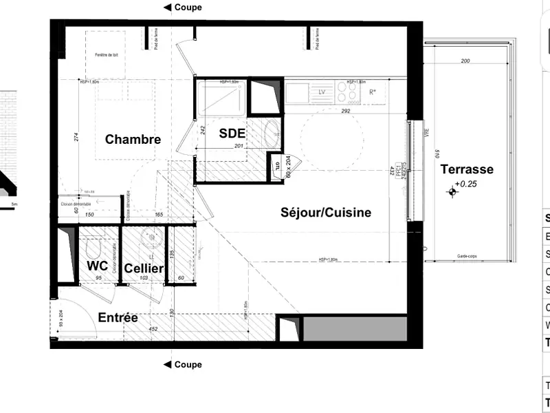 Appartement, 41,42 m²