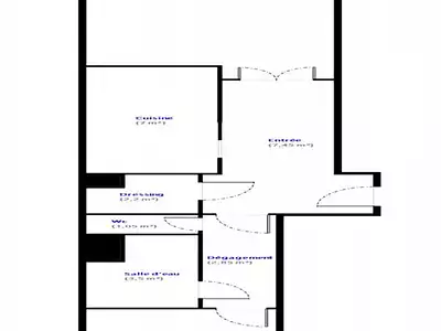 Appartement, 57 m²