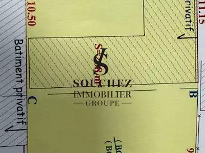 Terrain, 208 m²