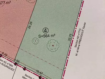 Terrain, 564 m²
