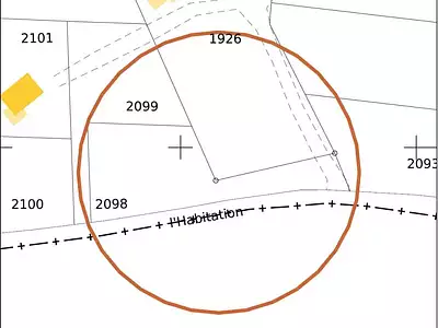 Terrain, 664 m²