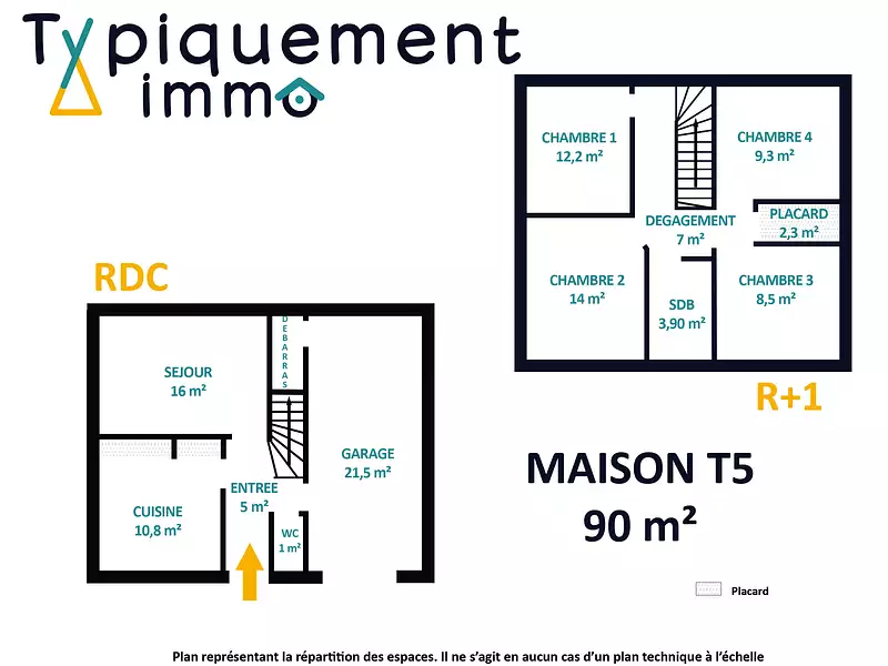 Maison, 90 m²