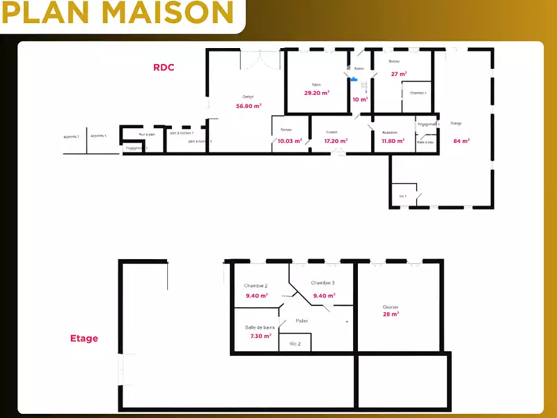 Maison, 140 m²