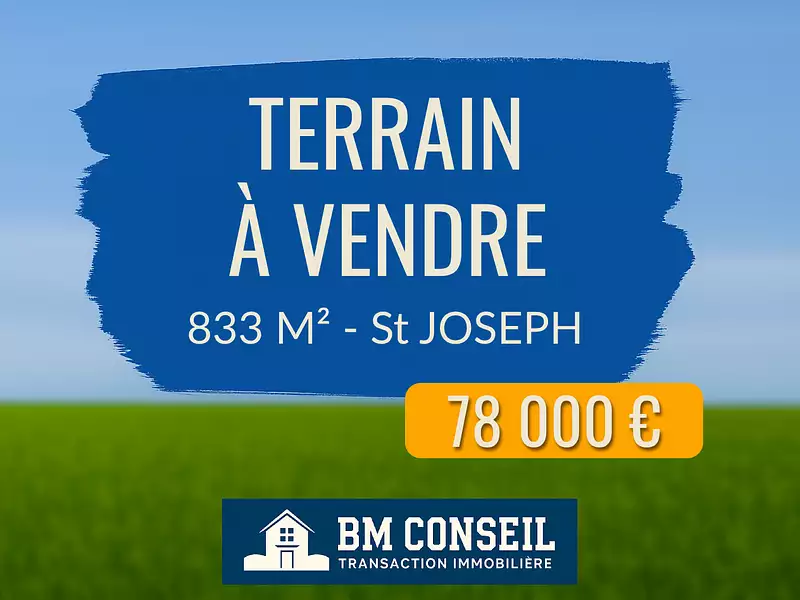 Terrain, 833 m²