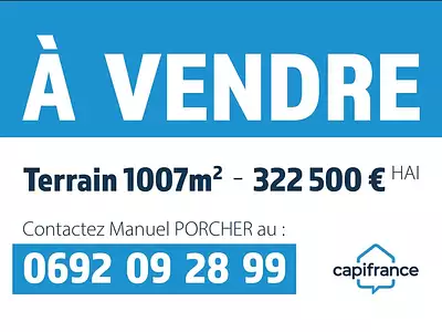 Terrain, 1 007 m²