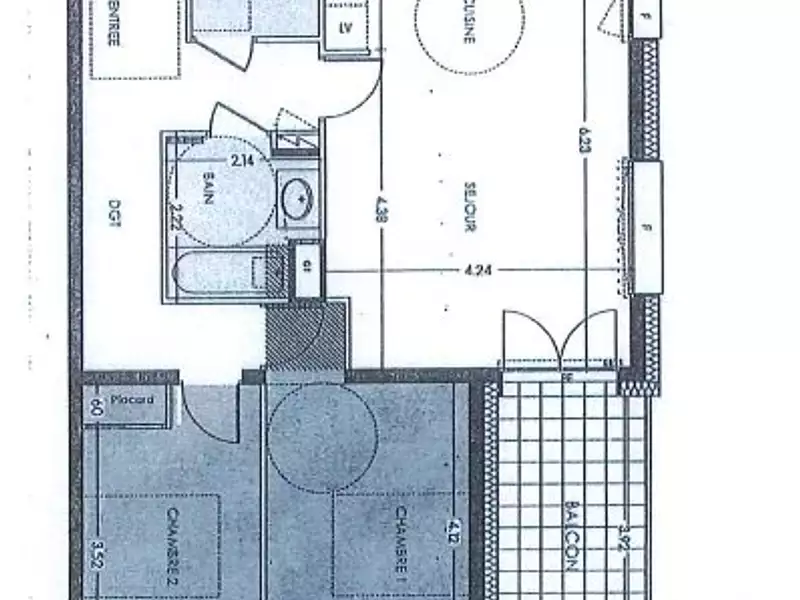 Appartement, 66,95 m²