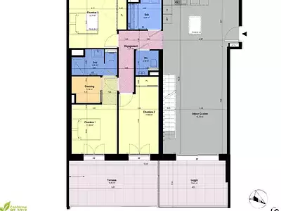 Appartement, 126 m²