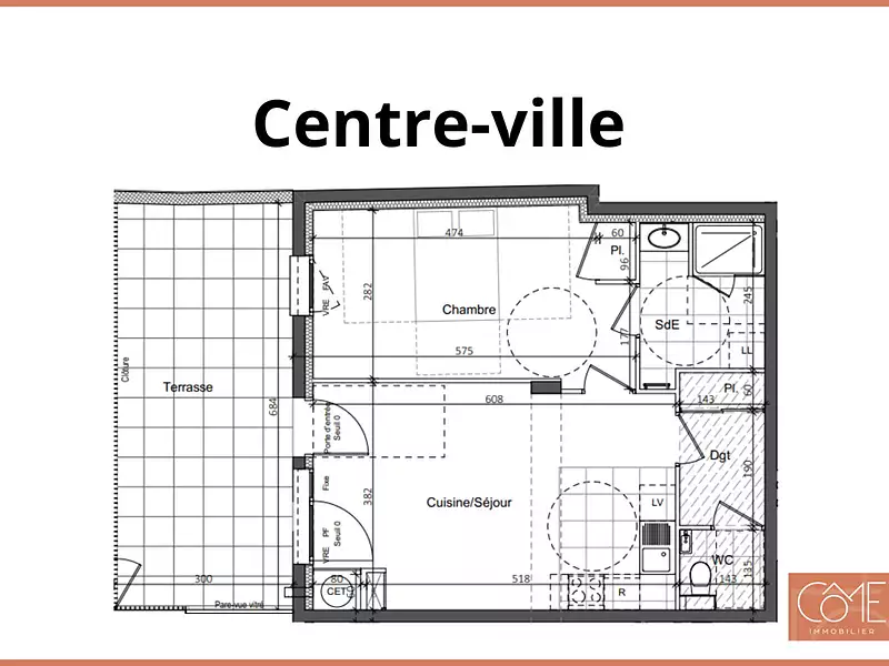 Appartement, 48,94 m²