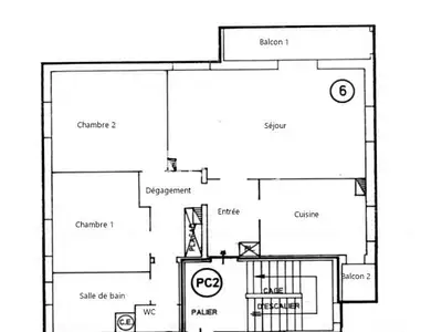 Appartement, 82 m²