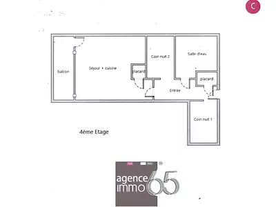 Appartement, 23,71 m²