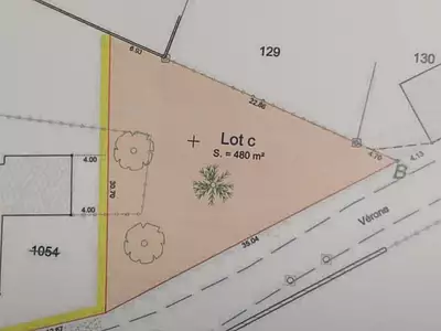 Terrain, 480 m²
